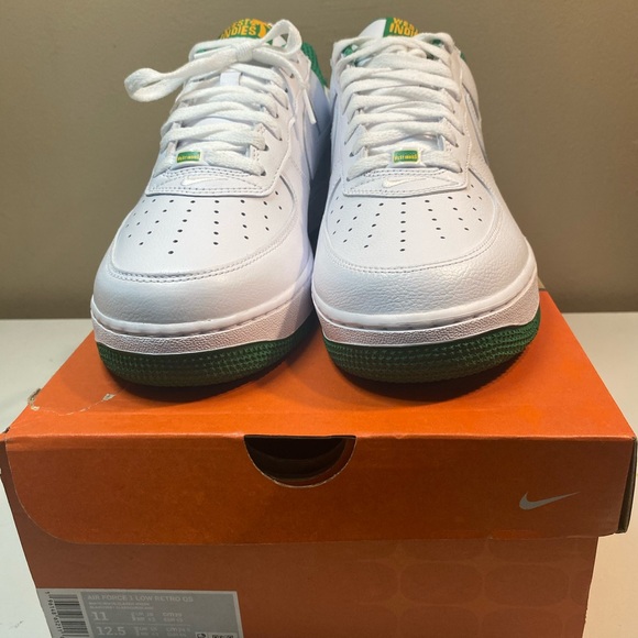 🔥 NIKE AIR FORCE ONE ‘WEST INDIES’ GREEN YELLOW MEN SIZE 11 DX1156100 NEW W/BOX - Picture 3 of 12